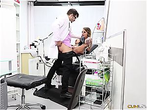 Gia Snake's pussy is tested by the superb physician